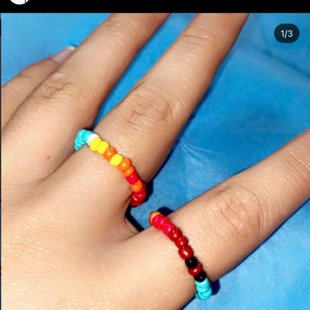 Beaded ring - Picture 2 of 2